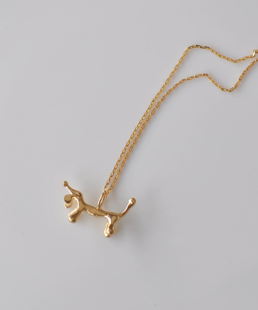 14k Gold Dachshund Necklace — Handmade Dachshund Charm Pendant | Dog Mom Gift - The Jewels You love