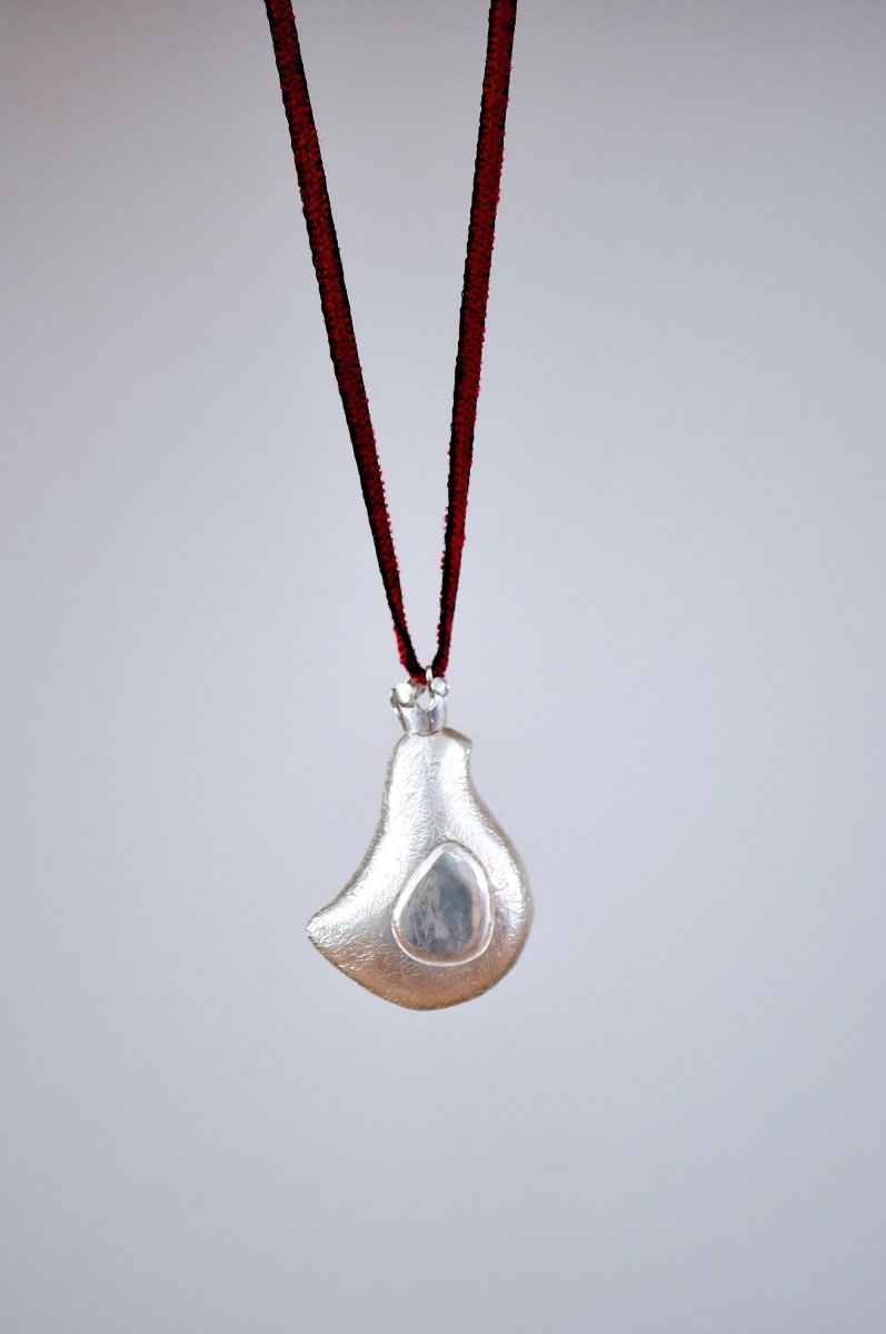 Crowned Dove Necklace | Handmade Sterling Silver Bird Pendant Necklace Wearable Sculpture - The Jewels You love