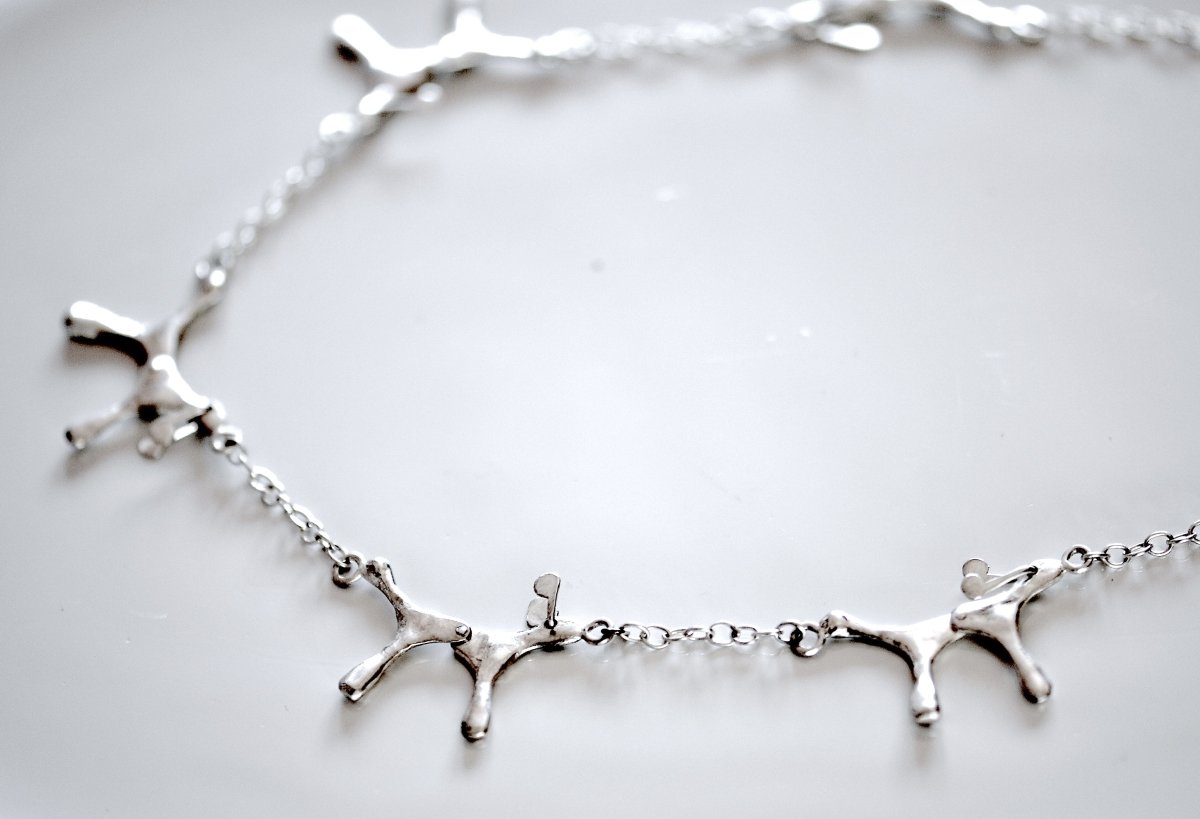 Sterling Silver Dog Charm Necklace — Four Articulated Dog Charms | Handmade Dog Mom Gift - The Jewels You love