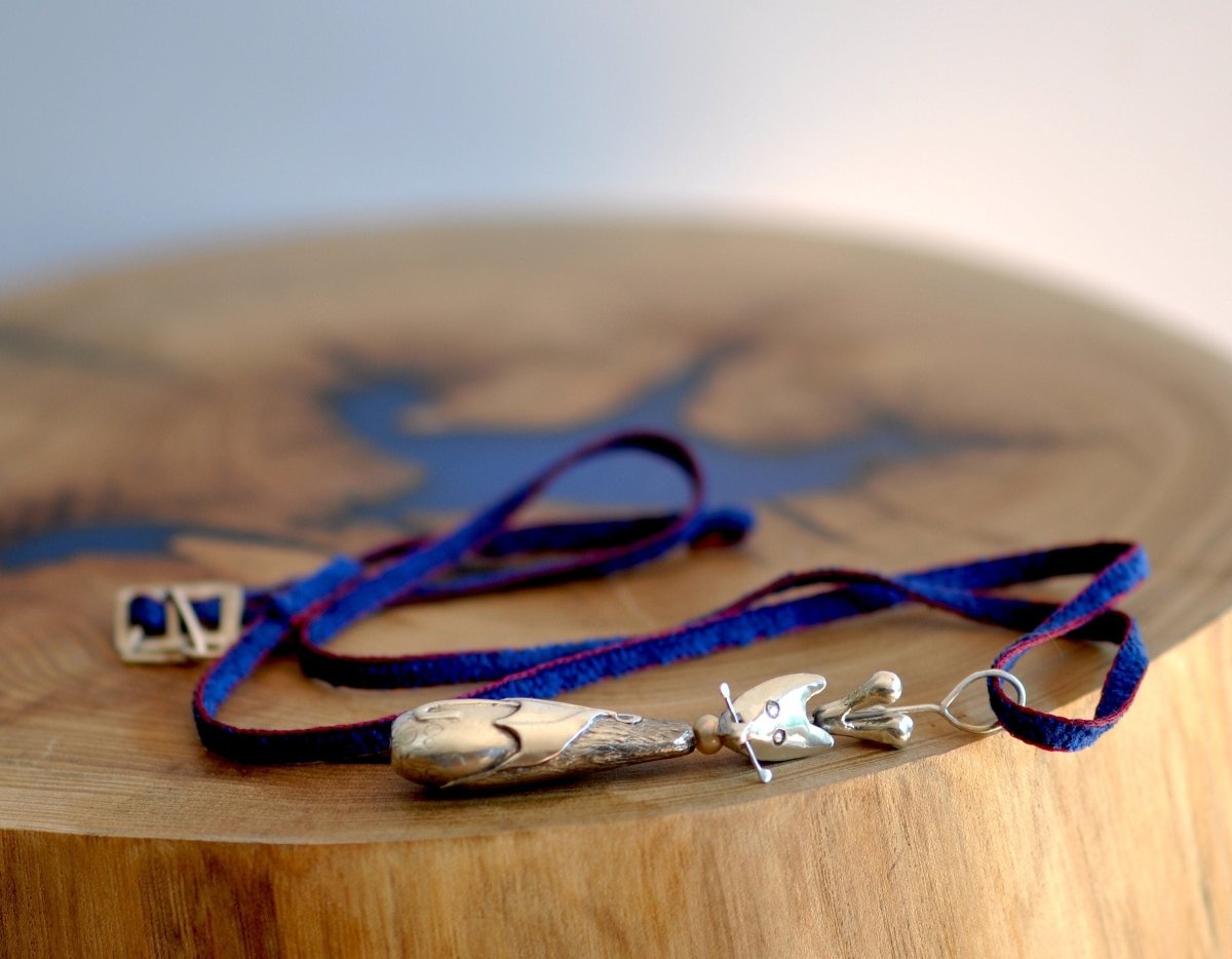 Silver Fox Pendant Necklace | Handmade Sterling Silver Fox Jewelry - The Jewels You love