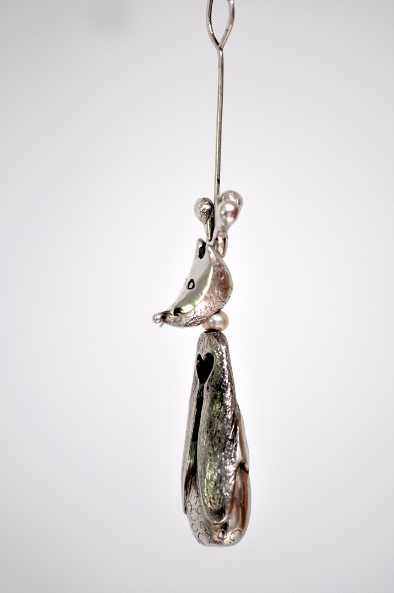 Silver Fox Pendant Necklace | Handmade Sterling Silver Fox Jewelry - The Jewels You love