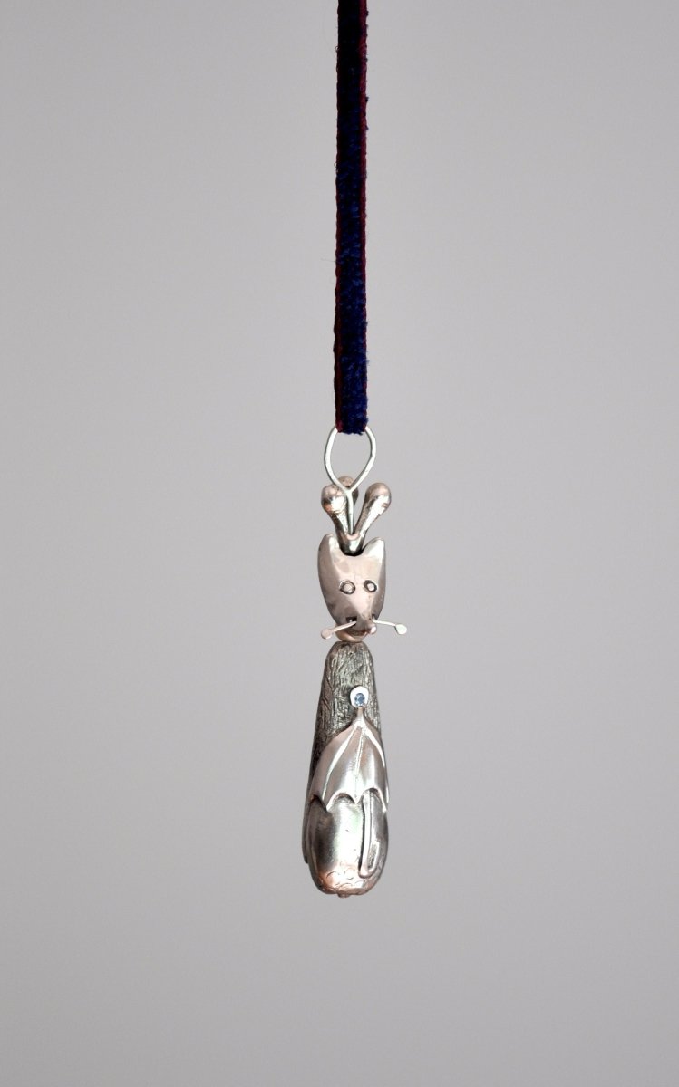 Silver Fox Pendant Necklace | Handmade Sterling Silver Fox Jewelry - The Jewels You love