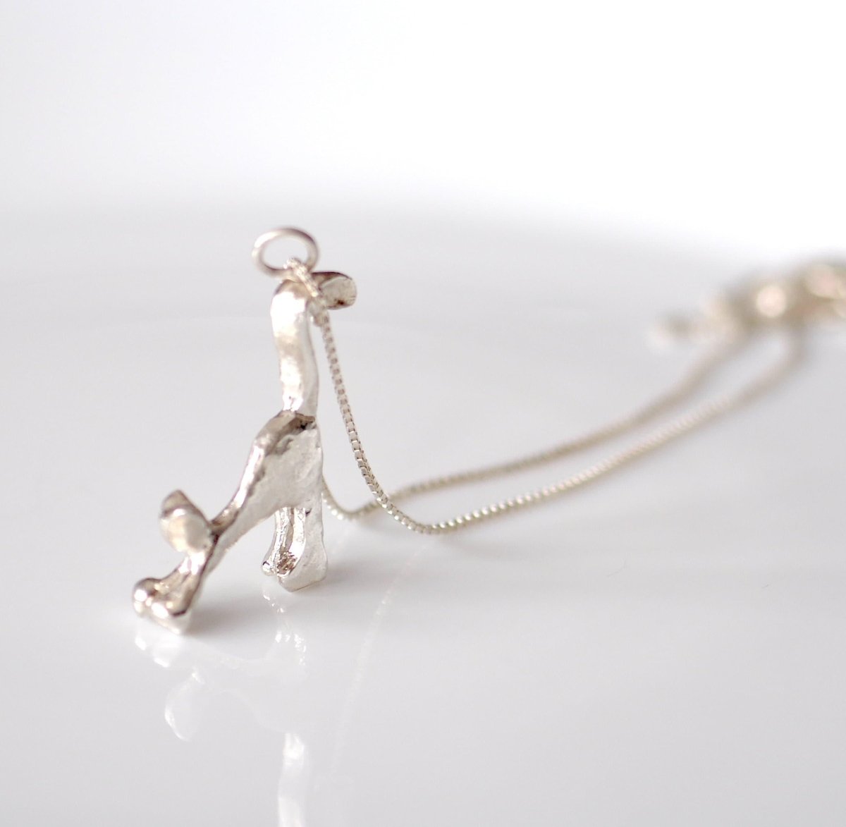Yoga Cat Necklace | Handmade Sterling Silver Jewelry by The Jewels You Love