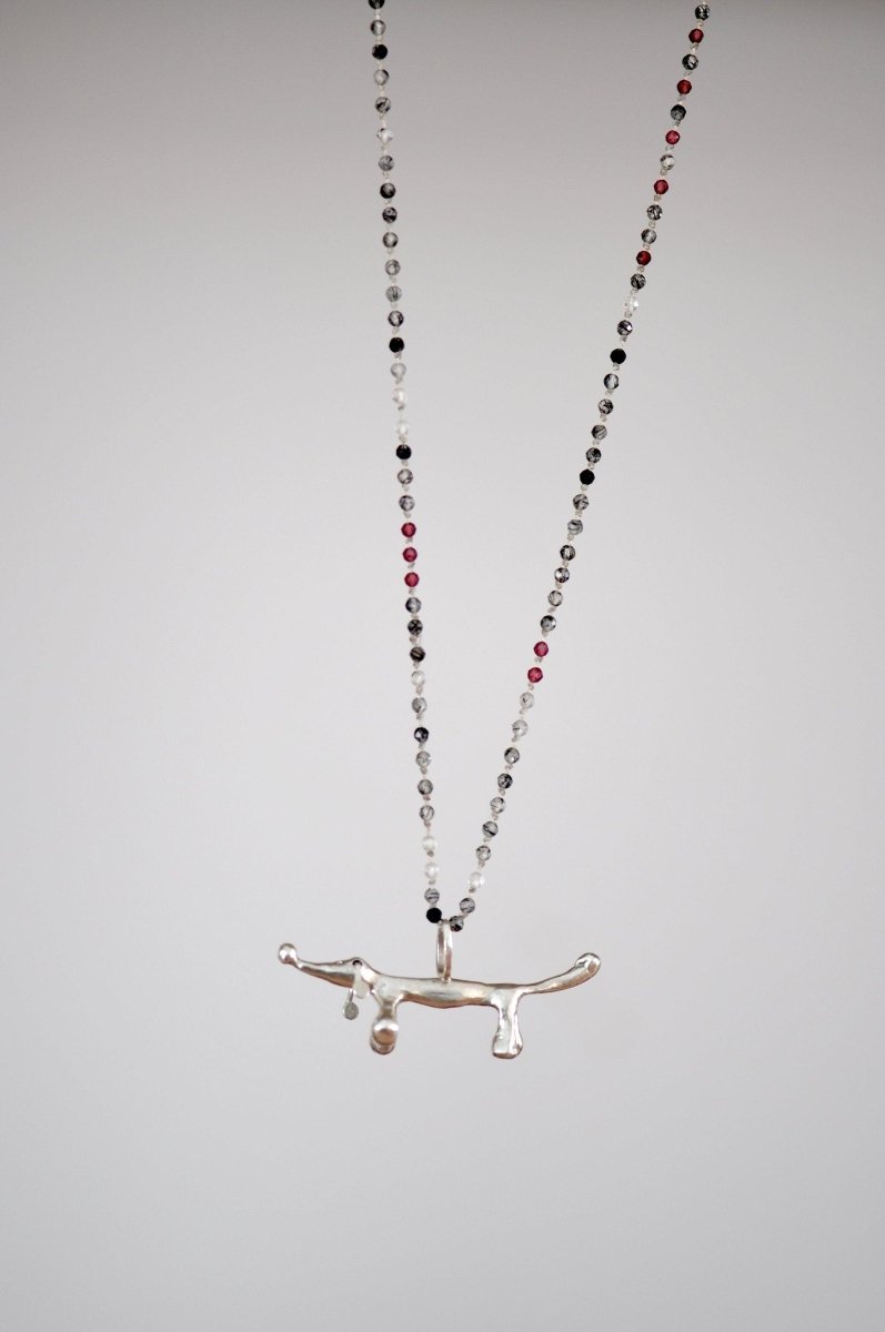Dachshund charm Necklace | Handmade Sterling Silver dog Jewelry - The Jewels You love